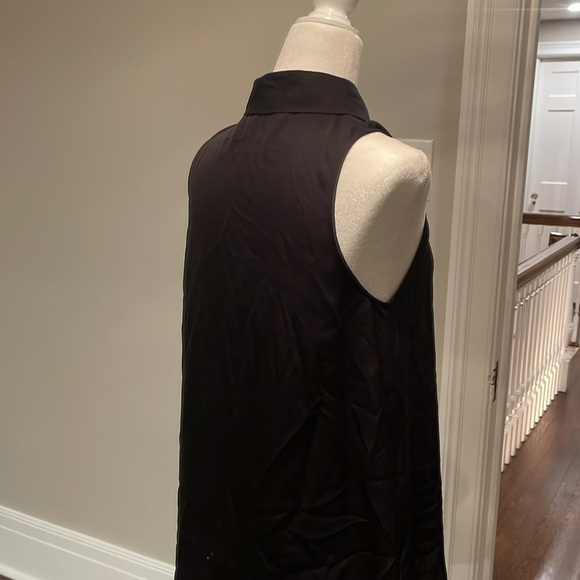 Theory Tie Neck Sleeveless Top - Picture 2 of 4